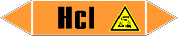 Маркировка трубопровода "hcl" (k11, пленка, 126х26 мм)" - Маркировка трубопроводов - Маркировки трубопроводов "КИСЛОТА" - магазин "Охрана труда и Техника безопасности"