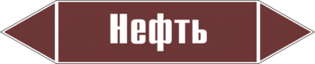 Маркировка трубопровода "нефть" (пленка, 716х148 мм) - Маркировка трубопроводов - Маркировки трубопроводов "ЖИДКОСТЬ" - магазин "Охрана труда и Техника безопасности"